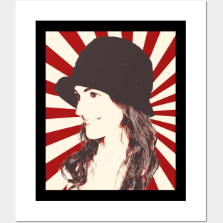 Girl 1920s Style Hats Popart Posters and Art